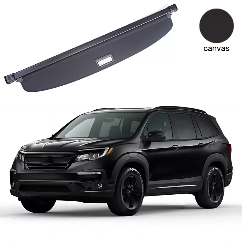 

Retractable Rear Parcel Shelf Roller Blind Boot Load Trunk Cargo Cover Interior Accessory for Honda Pilot 2016-2022 2018 2020