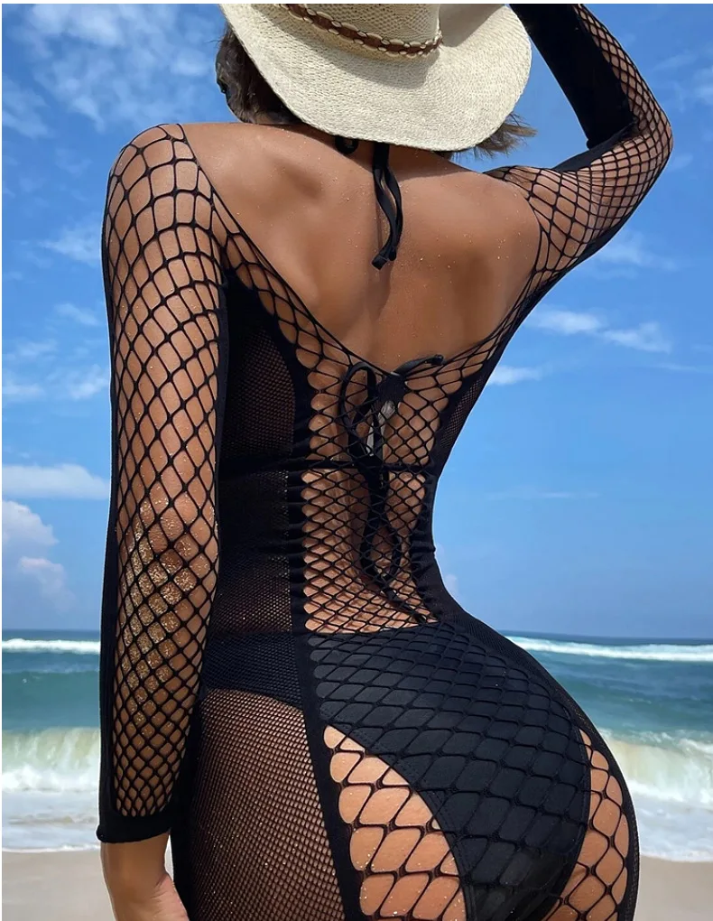 Exotische erotische Kostüme, modisches Mini-Bodycon-Kleid für Frauen, transparente Versuchung, enge Dessous, sexy Nachthemd für Erwachsene – Detail 6