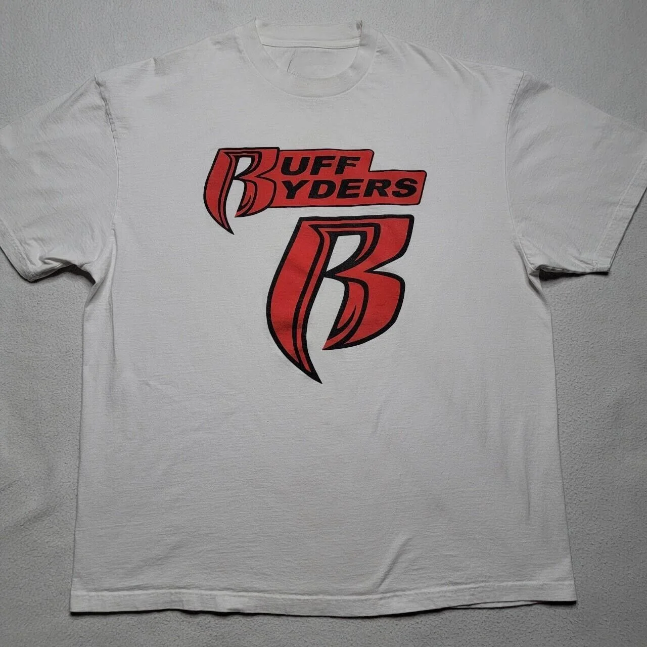 heavyweight Informal New Arrival vintage funny anime Hot Sale clothes Ruff Ryders Vol 1 Promo T Shirt Men'S Size 5Xl White  Y2K