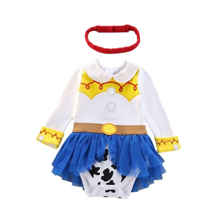 

MINISO Halloween Infant Onesie Children's Crawling Clothes Long Sleeved Cute Newborn Girls Kawaii Romper 0-2 Years Old Bodysuits