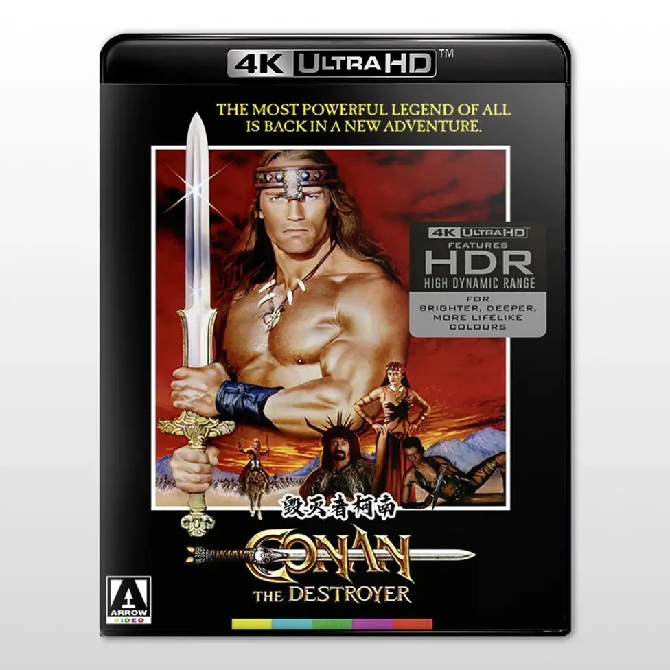

Conan the Destroyer 4K UHD Blu-ray 1984 Atmos, Mandarin English Chinese characters, Dolby Vision
