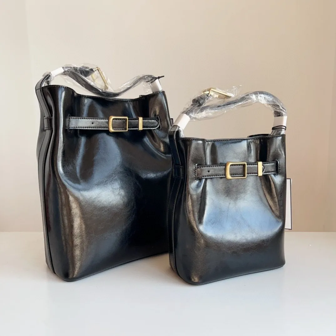 UKF New Crossbody Bucket Bags for Women Single Shoulder Bag Bolsas Feminina Crossbady Bolsos Mujer Oil Wax Leather Handbags