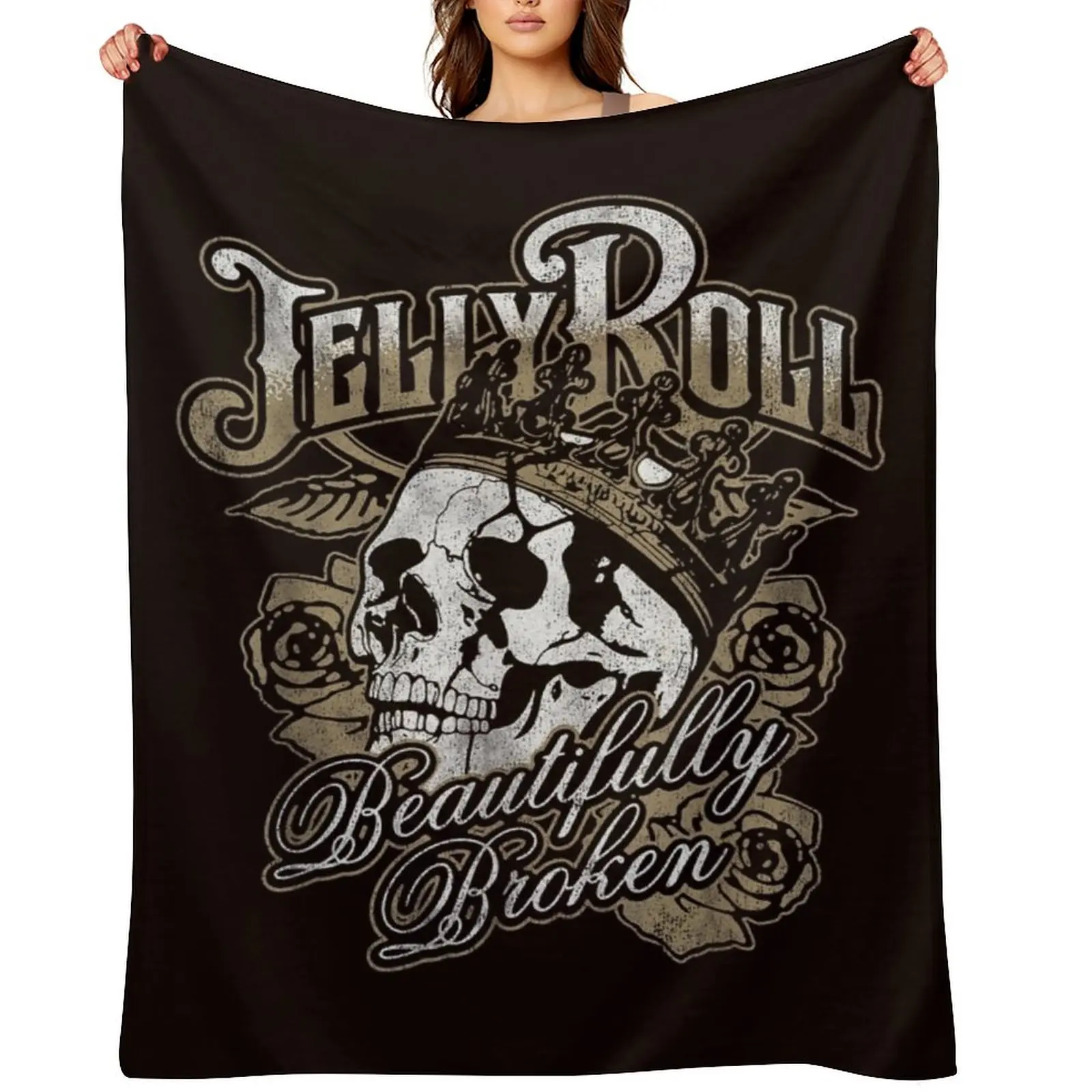 

jelly roll Throw Blanket warm for winter Comforter Loose christmas decoration Blankets