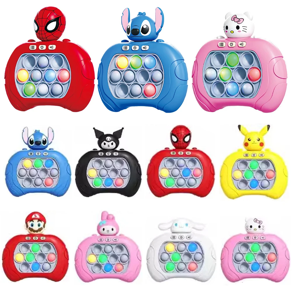 Nuevo Juego Electrónico Pop It Pro de Burbujas Antiestrés Ligero con Sonido de Sonrisa y Empuje Rápido, Regalo para Adultos y Niños