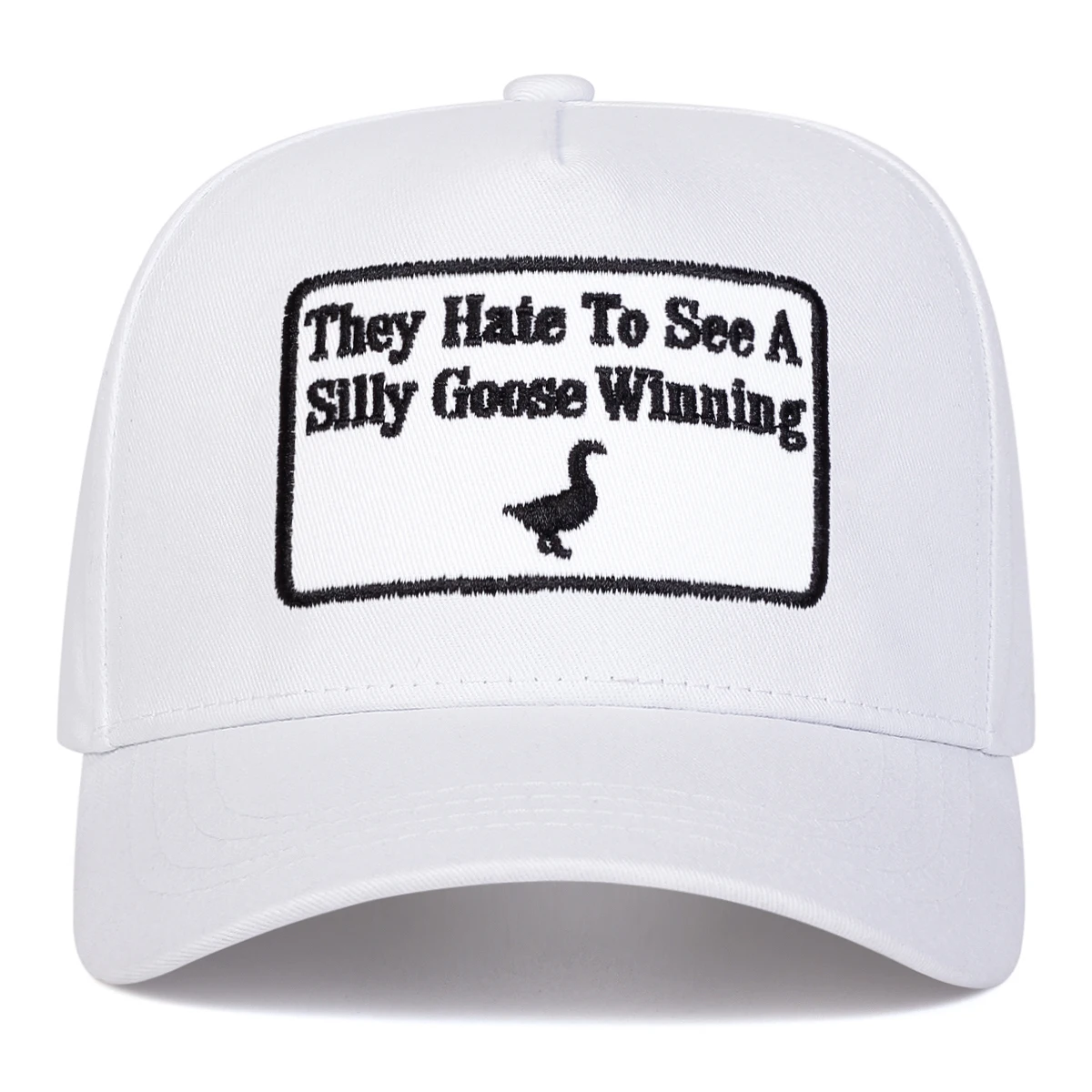 للجنسين سيلي أوزة الفوز التطريز قبعات البيسبول ربيع الخريف في الهواء الطلق قابل للتعديل قبعات عادية واقية من الشمس قبعة قبعة رياضية #4