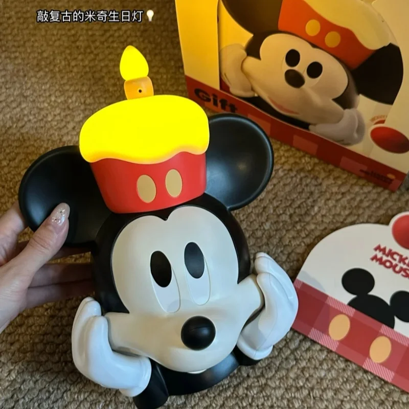 

Authentic Mickey Mouse Table Lamp Retro Atmosphere High-End Feel Decorative Bedside Lamp For Bedroom Birthday Gift