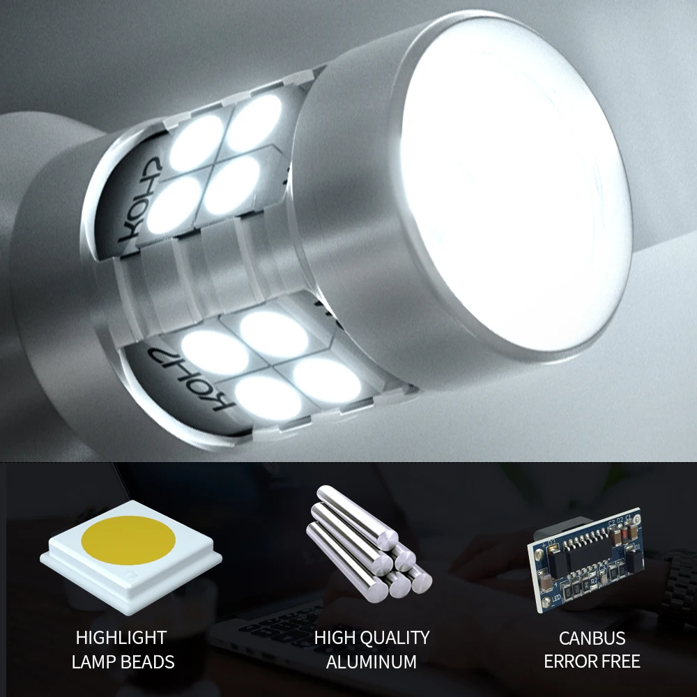 2x LED Reverse Light Accessories Backup Lamp For Honda Fit Jazz 2 3 4 5 2002-2021 2008 2009 2013 2014 2015 2016 2017 2018 2019