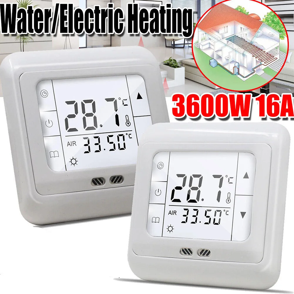 Thermostat Programmable LCD Digital Weekly Programmer Thermostat Thermostat Programmable For Warm Floor Heating Thermoregulator