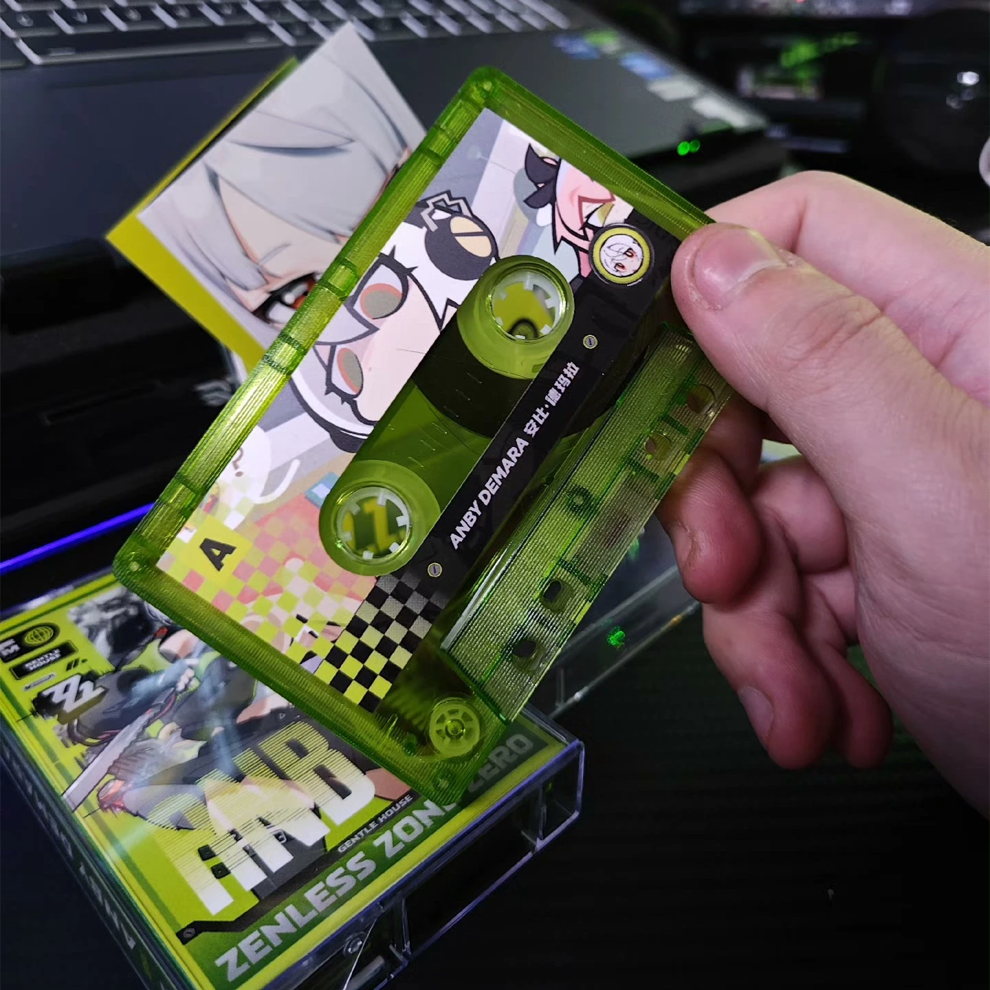 لعبة Zenless Zone Zero Sam Slade شريط الموسيقى Anby Demara OST ألبوم كاسيت كوسبلاي وكمان مسجل صندوق المسارات الصوتية للسيارة هدايا