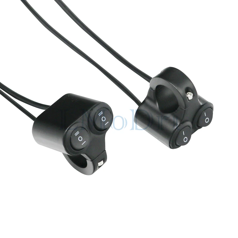 LMoDri 12V Motorcycle ATV Handlebar Dual Button Switch 7/8\