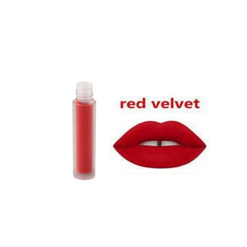 Makeup Red Lips Matte Red Velvet Lip Stick Pencil Cosmetic Long Lasting Lips Tint Pigment Make up Bleached Riot Rave Lipstick