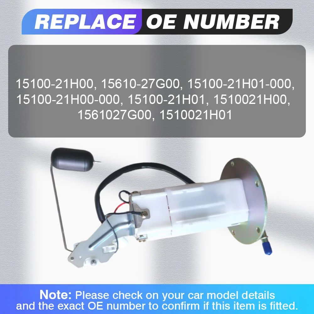 

Motorcycle Fuel Pump Assembly Replacement 15100-21H00 15610-27G00 15100-21H01-000 For Suzuki GSX-R1000 2007 2008 2009 2010 2011