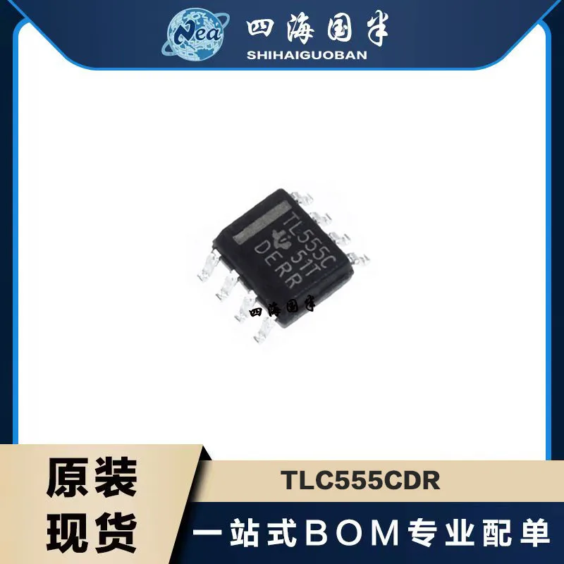 10PCS TLC555CDR  TLC555IDR SOP8 TLC556CDR TLC556IDR  SOP14 2.1-MHz, 250-µA, Low-Power Timer/15V Dual LinCMOS Timer