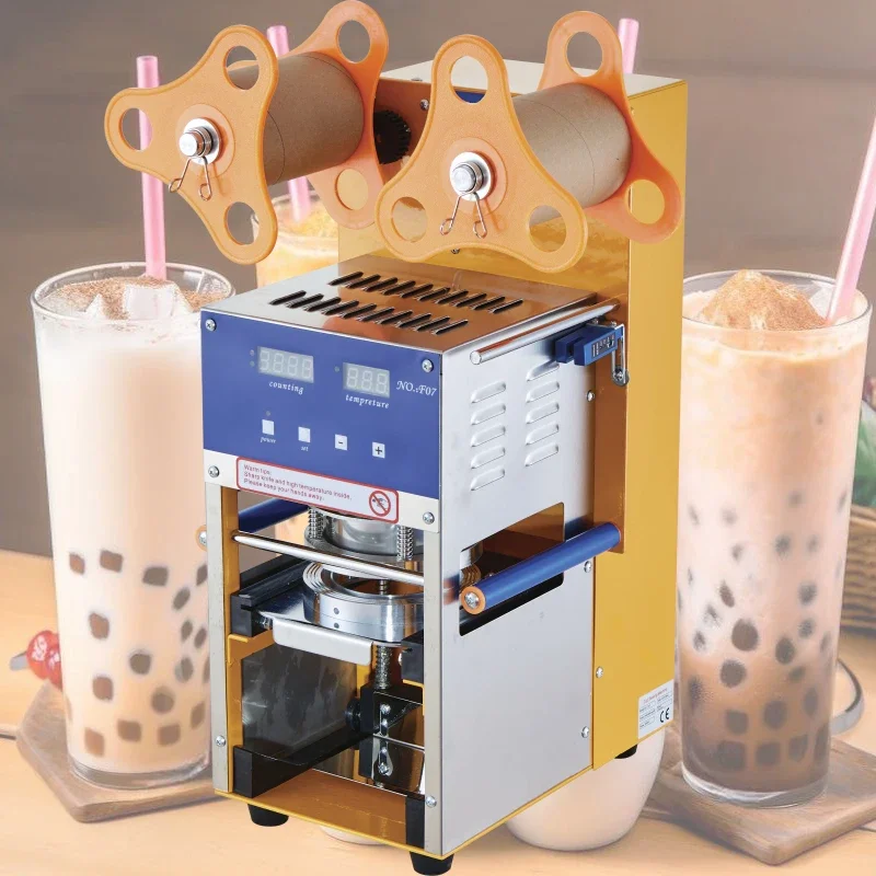 Factory Price 95/90/75mm Cup Size 110V/220V 400W Fast Automatic Cup Sealing Machine