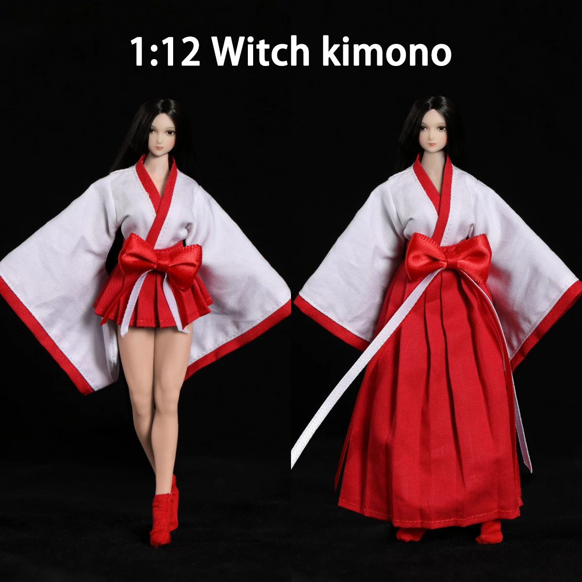 Cdtoys Cd002 1/12 Female Soldier Witch Kimono Suitable for 6 Inch PH TBL Women's Female Action Figure Body Dolls