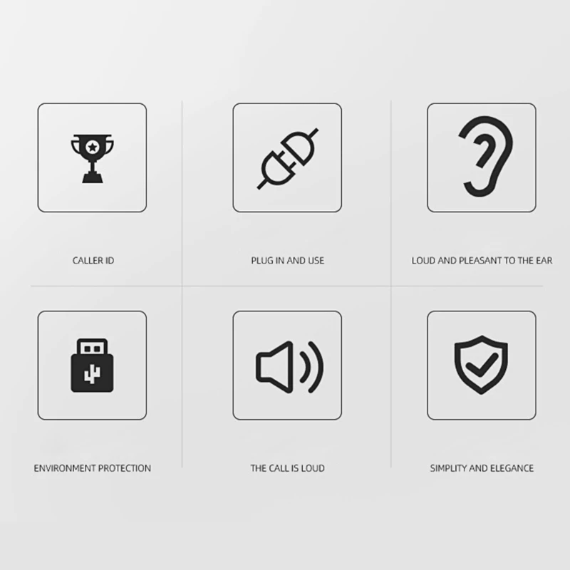 유선 유선 전화 사무실 프론트 데스크용 LCD 디스플레이가 있는 큰 버튼 가정용 비즈니스 데스크탑 유선 전화