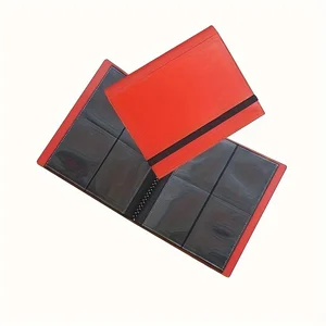 Carding Card Binder 4 bolsillos, 20 páginas de 160 cartas, libro de tarjetas de carga lateral, coleccionista de tarjetas de baloncesto de fútbol 10 Mejor carpeta de tarjetas de ventas 4 bolsillo - №2