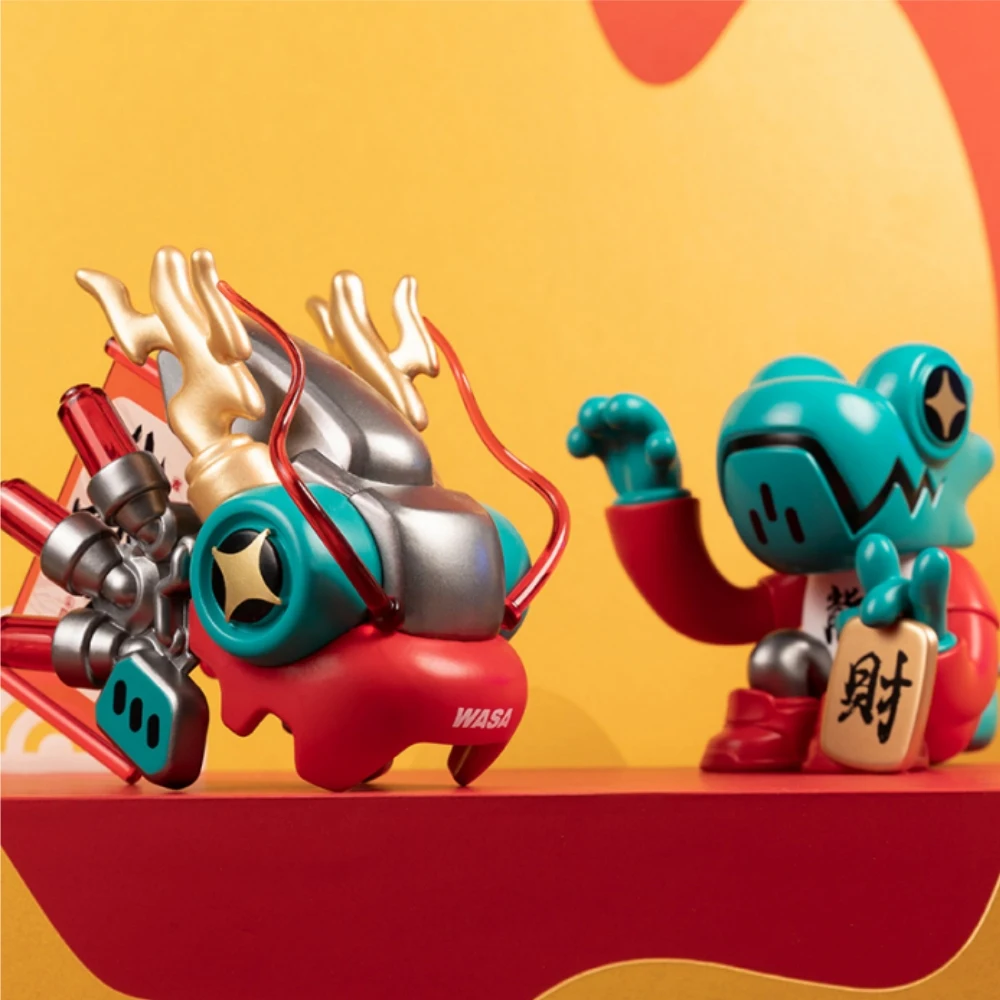 New Chameleon Lucky Dragon Series Blind Box Man Figure Home Money Attraction Life Ornament Gift In Stock