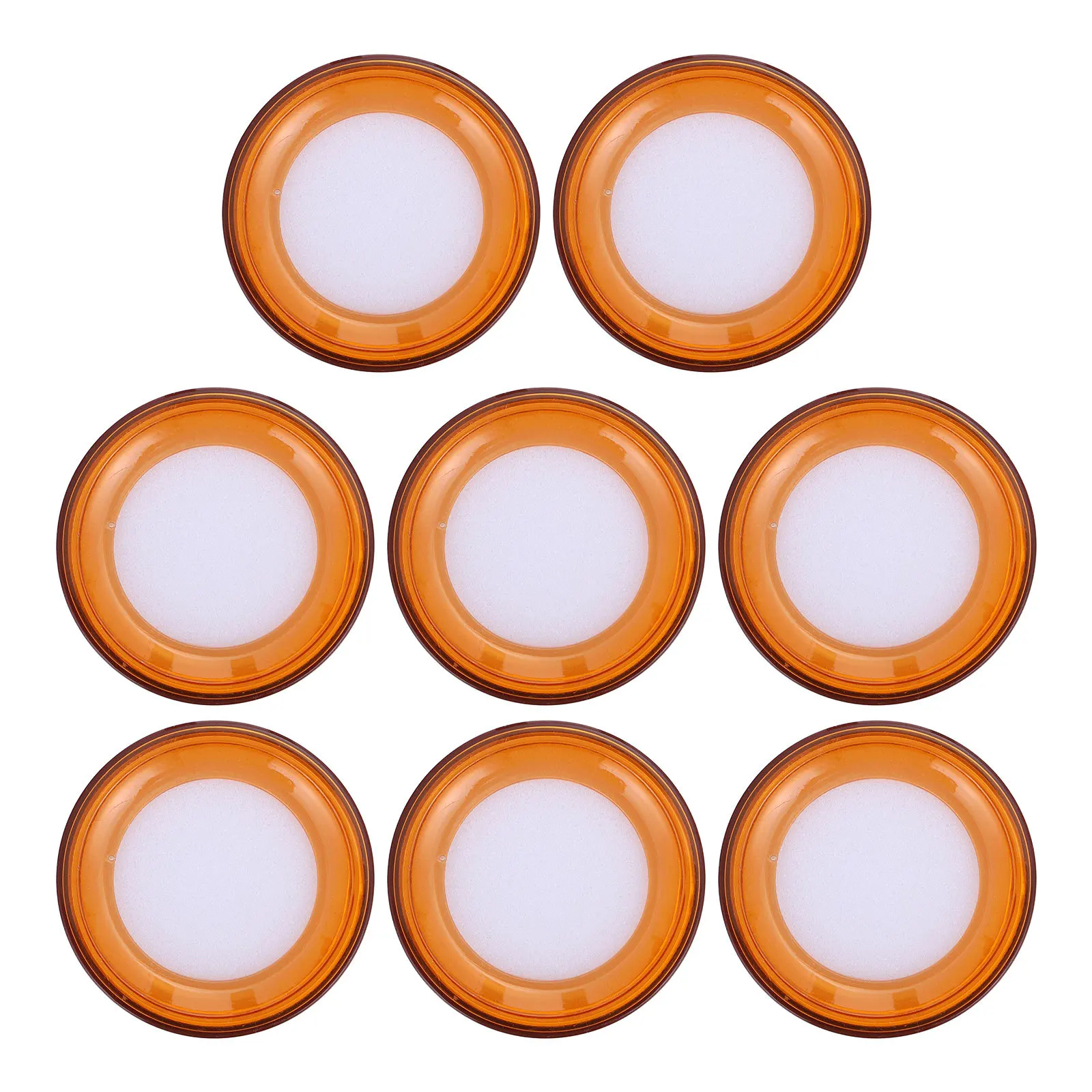 8Pcs Finger Wet Sponge for Counting Machine Hand Moistener Cup Shape Sponge Reusable Safe Counting Counter Aid