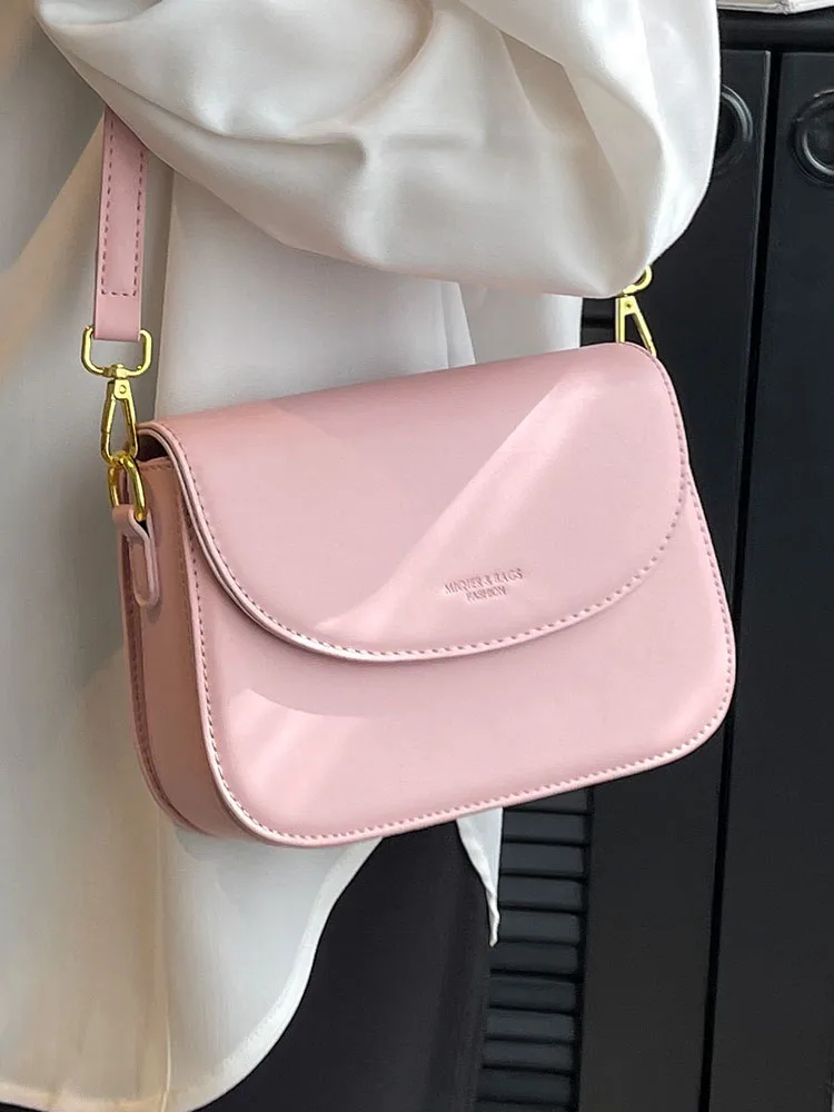 New Trendy Summer Versatile Shoulder Bag For Women Fashion Texture Solid Color Crossbady Bags Simple Female Small Square Pack