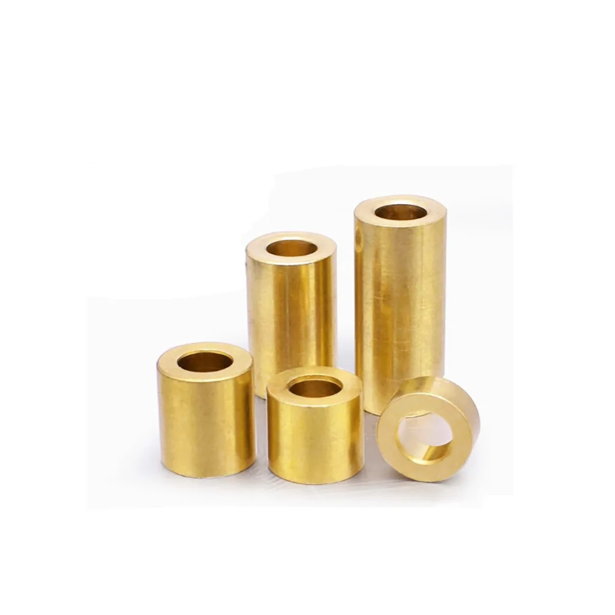 Pure Copper Shaft Sleeve Bushing Hollow Brass Tube Bearing Copper Sleeve / Straight Isolation Column Copper Washer M2-M8