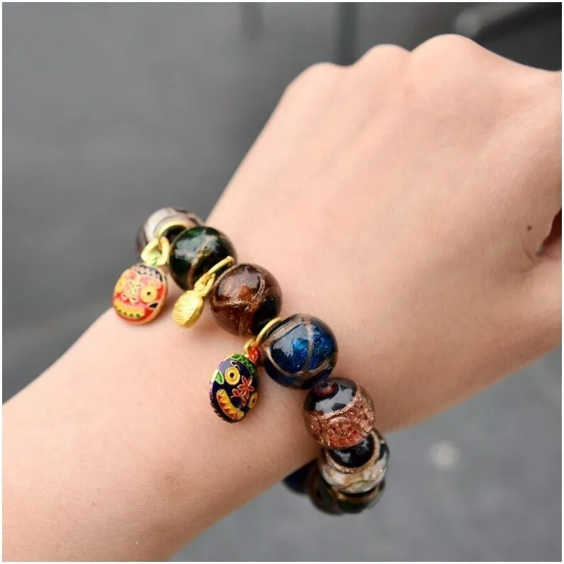 

New Buddha bead bracelet hand-woven, adjustable unisex bracelet