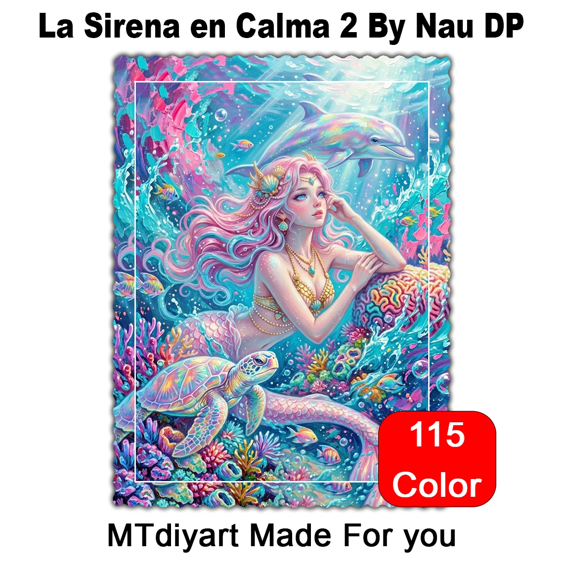 La Sirena en Calma 2 By Nau DP 115 Colors 50x70 70x100 Diamond Painting - AliExpress 15