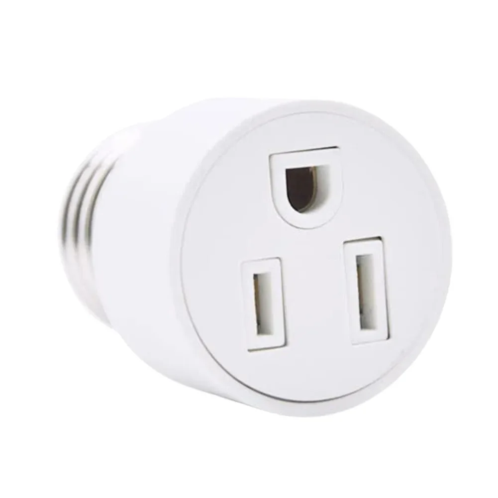 Adapter For E26 Light Sockets Enables Connection Of Shop Lights Security Cameras And AC LED Strips Without Rewiring
