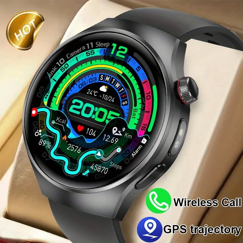 

Новинка 2024 года для HUAWEI Watch5, умные часы с GPS-траекторией, мужские AMOLED-экраны, пульсометр, Bluetooth-вызов, IP67, водонепроницаемые мужские умные часы