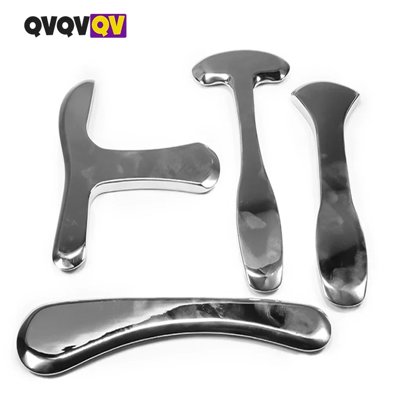 1PCS Stainless Steel Body Gua Sha - Muscle Scraper, Scar Tissue, Body Sculpting, Scraper Tool for Massage and Lymphatic Drainage