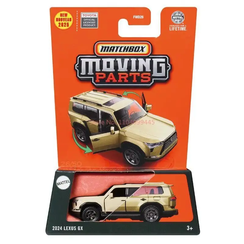 Disponibile Matchbox originale 2025 parti mobili Mix 2 collettore da 8 pezzi scala 1:64 pressofuso modello di veicolo auto nuovo genuino non aperto