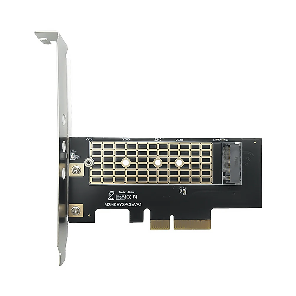 

Адаптер M.2 NVME SSD на PCIe 3,0 X1, карта адаптера 8 Гбит/с M.2 NVME на PCIe 3,0 X1, адаптер M Key PCIe NVMe SSD, конвертер для настольного ПК