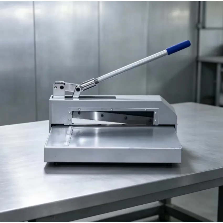 Small Manual Metal Sheet Guillotine Cutter, Hand Shearing Machine Easy Operation