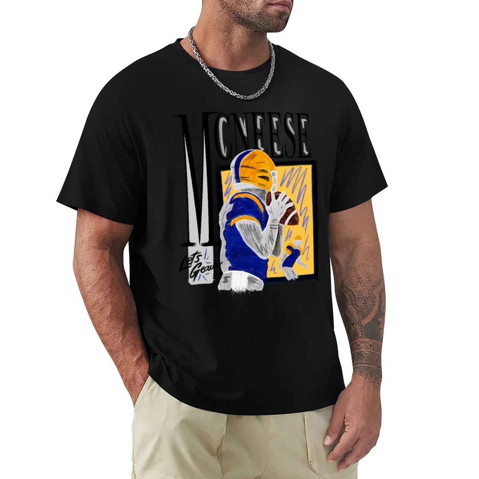 

McNeese State University Football T-Shirt topping tees blanks Short sleeve tee men