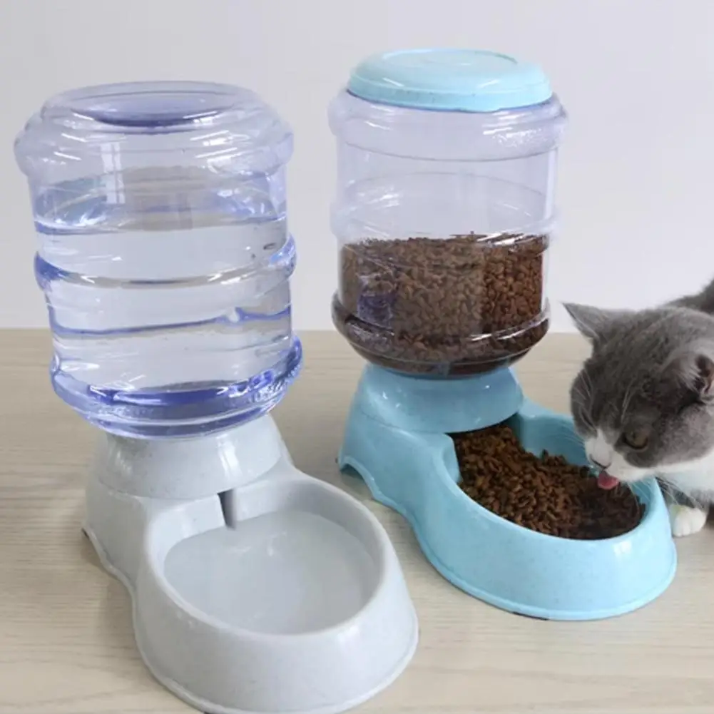 3.8L Water Fountain Drink Bowl Automatic Pet Feeder Large Cat Dog Food Dispenser Large Capacity Pet Drinking Bowl Cat Supplies