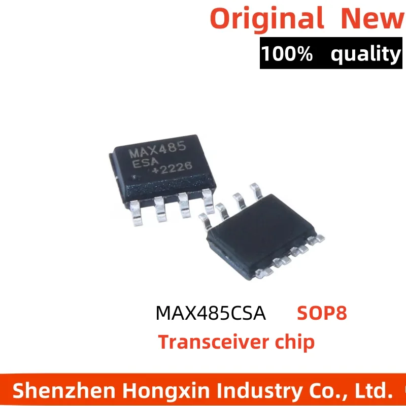 

10pcs new MAX485CSA MAX485ESA RS485 transceiver chip SMT SOP8