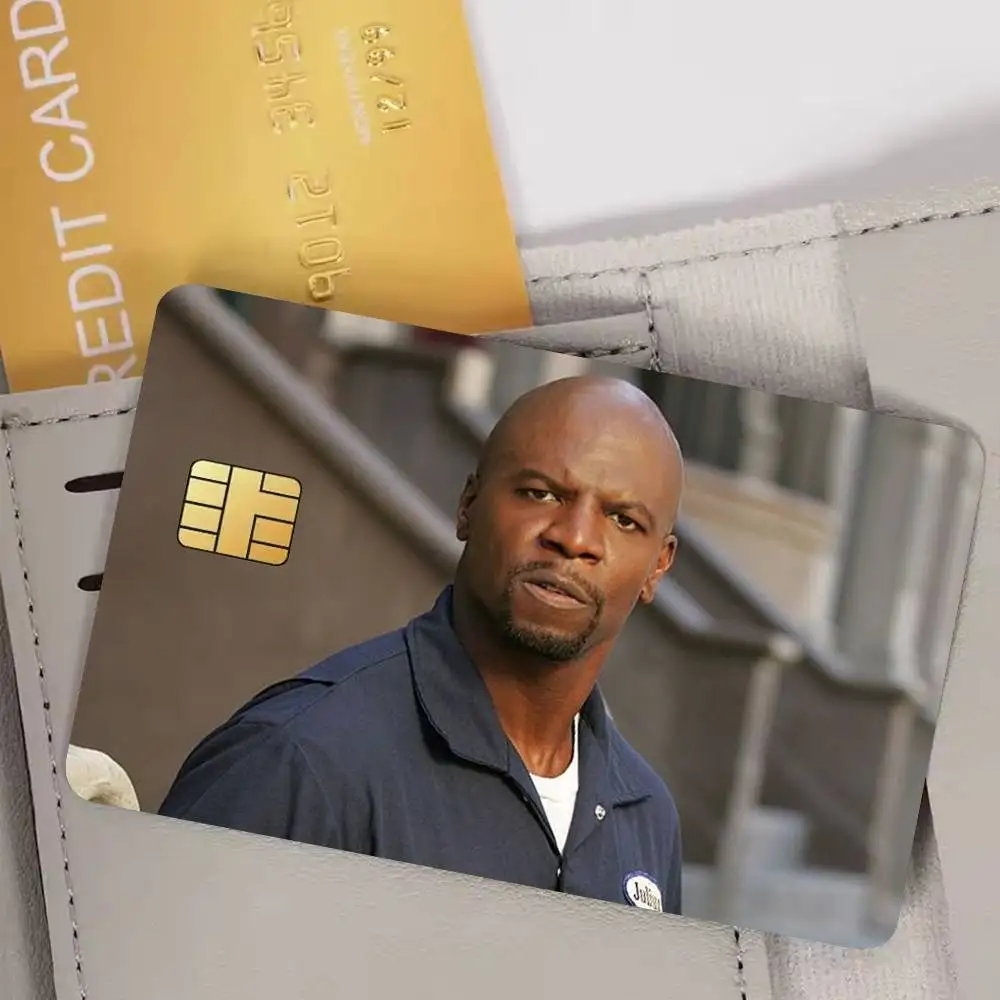 Terry Crews Julius Film Skin Cover Credit Card Stickers 4PCS Debit Front Decoration Bank Bus Pass Waterproof