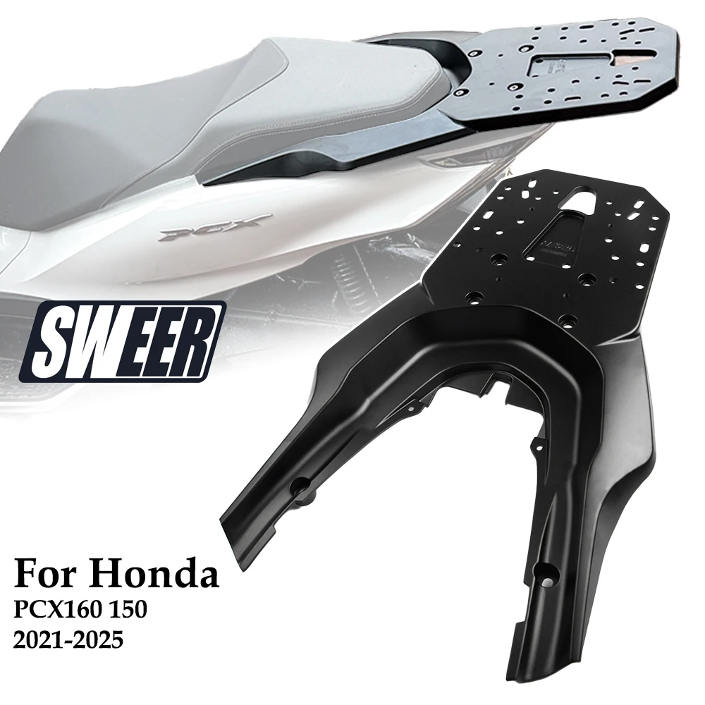 

Для HONDA PCX 160 150 2021-2025 мотоцикла из алюминиевого сплава, кронштейн для заднего сиденья, багажник, грузовая полка, аксессуары