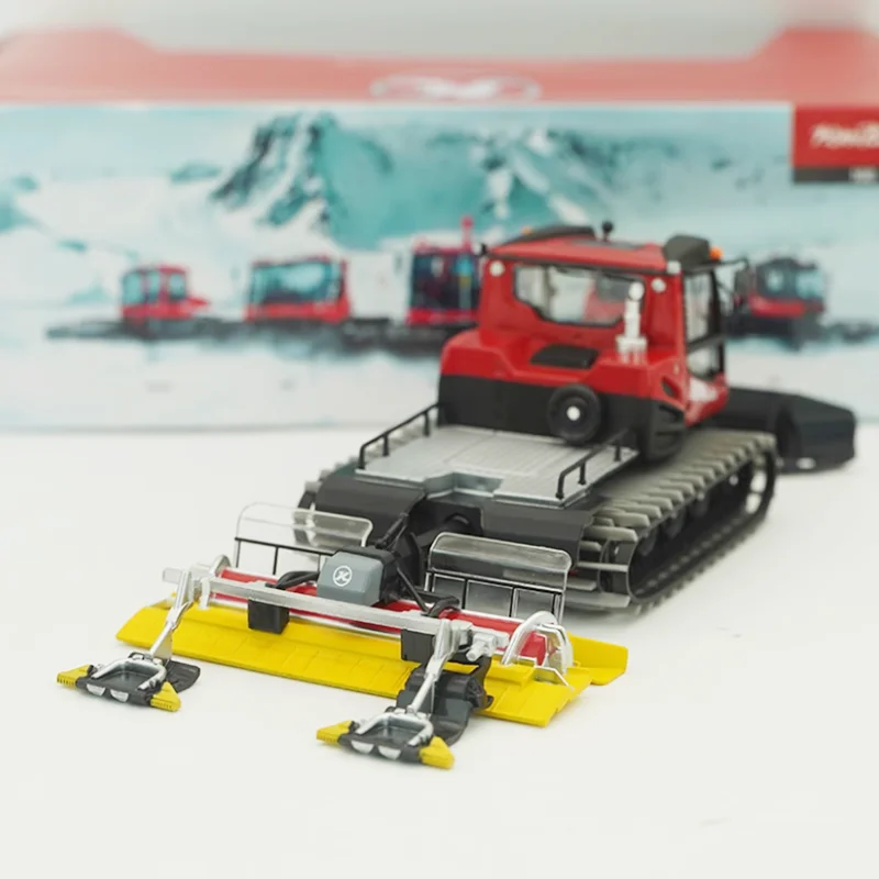ダイキャスト 1:43 スケール ピステンブリー 100/600/600W 除雪車 合金製 シミュレーションカーモデル コレクション 装飾 男の子向けギフト おもちゃ 静態展示