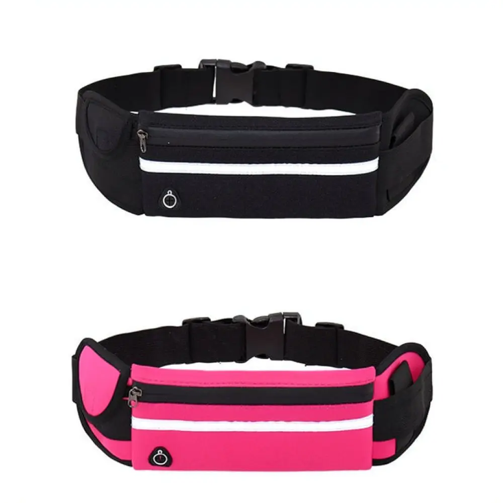 Invisible Running Belt Waterproof Phone Pouch Slim Fitness Waist Bag Reflective Gear For Jogging Cycling Gym Exercise
