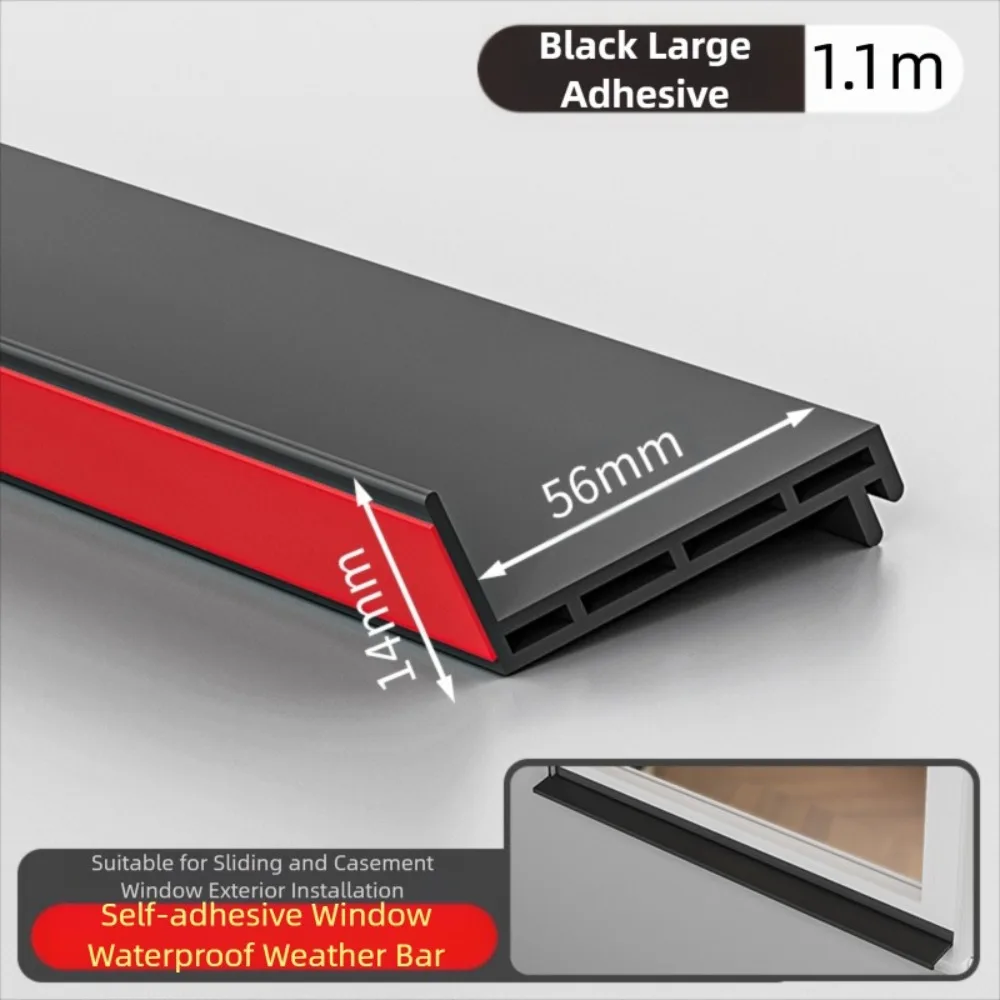 

Водонепроницаемая самоклеящаяся заглушка для окон из ТПЭ, предотвращающая обратный поток воды, водонепроницаемый дефлектор для оконных проемов