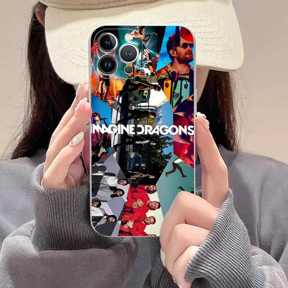 Imagine Dragons Phone Case Silicone Soft for iphone 15 14 13 12 11 Pro Mini XS MAX 8 7 6 Plus X XS XR Cover