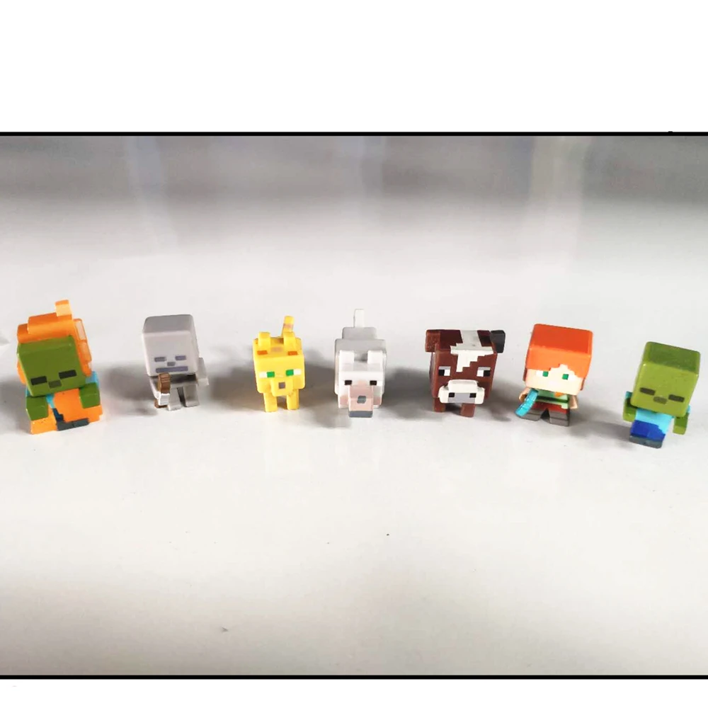 مجسم لعبة مصغر لشخصية ستيف كريبر زومبي، إصدار ياباني، بضاعة متنوعة، ديكور مكتبي، مادة PVC، بتصميم مستوحى من الألعاب