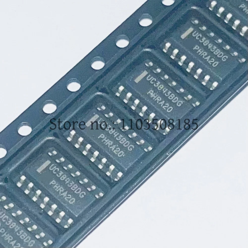 10PCS UC3843BDR2G SOP14 UC3843BDG geïntegreerde Circuit Chip IC Nieuwe
