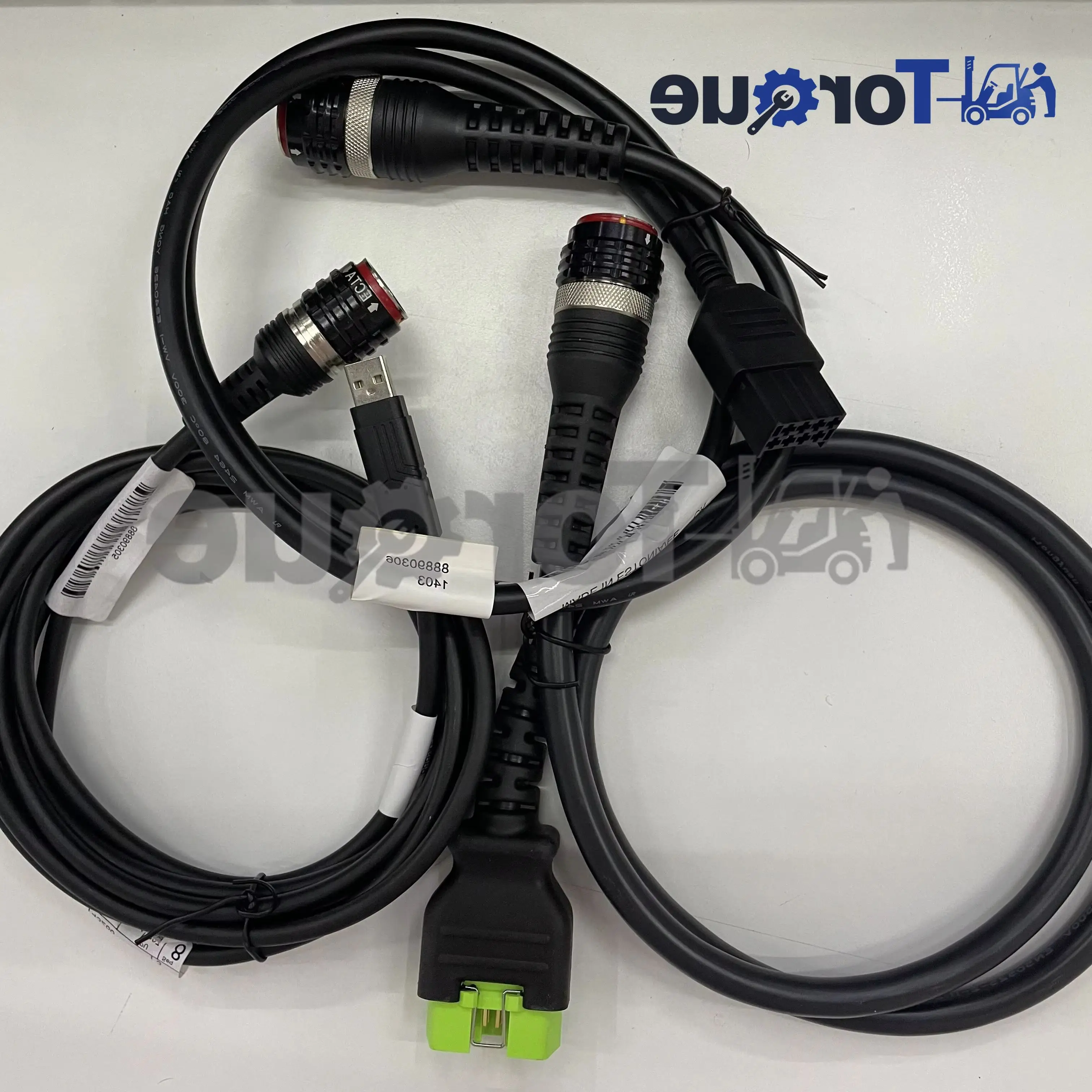 

16-контактный OBD + 8-контактный кабель передачи + USB для Vocom 888900300 Vocom II для Renault/UD Экскаватор Строительный грузовик Сканер