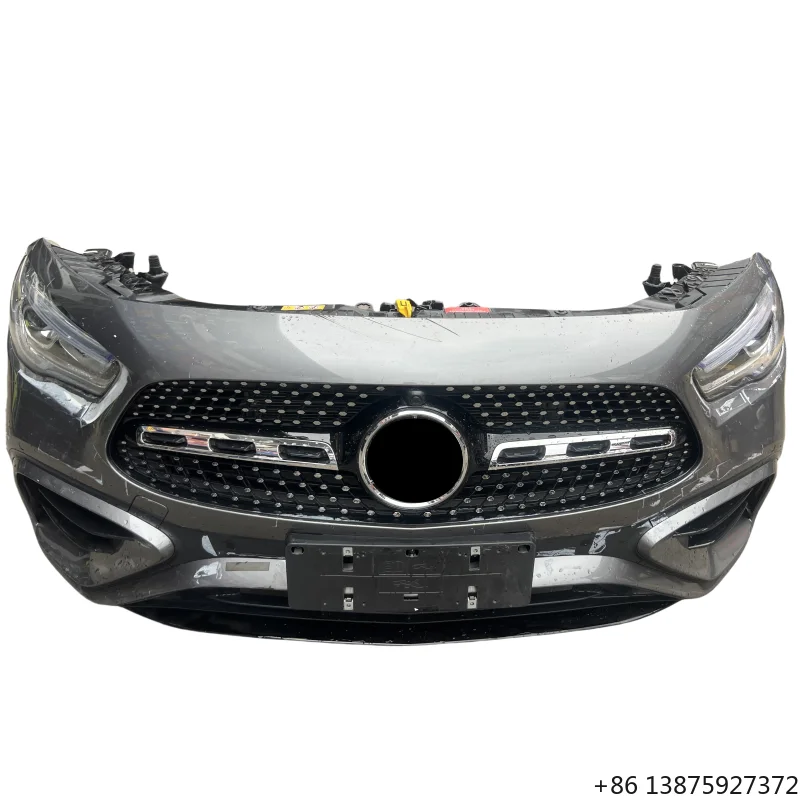 

-GLC Front Bumper Grille Radiator Front Face Headlight Radar Front Nose Bumper Hood Fender Accessories