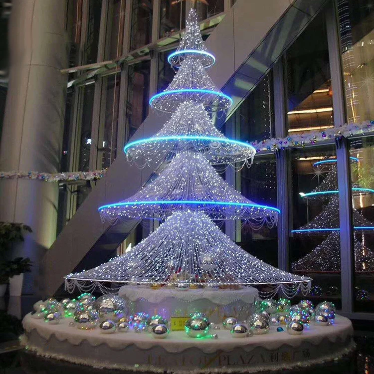 Personalizado grande LED Luminous Christmas Tree Modeling Lights, decoração do feriado