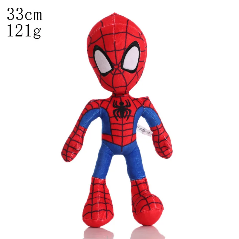 Anime Movied Avengersed Animated Marvel Spider-Man Plush Toy D Cartoon Character Eco-Friendly Love Heroes Stuffed Doll Gifts - view 6