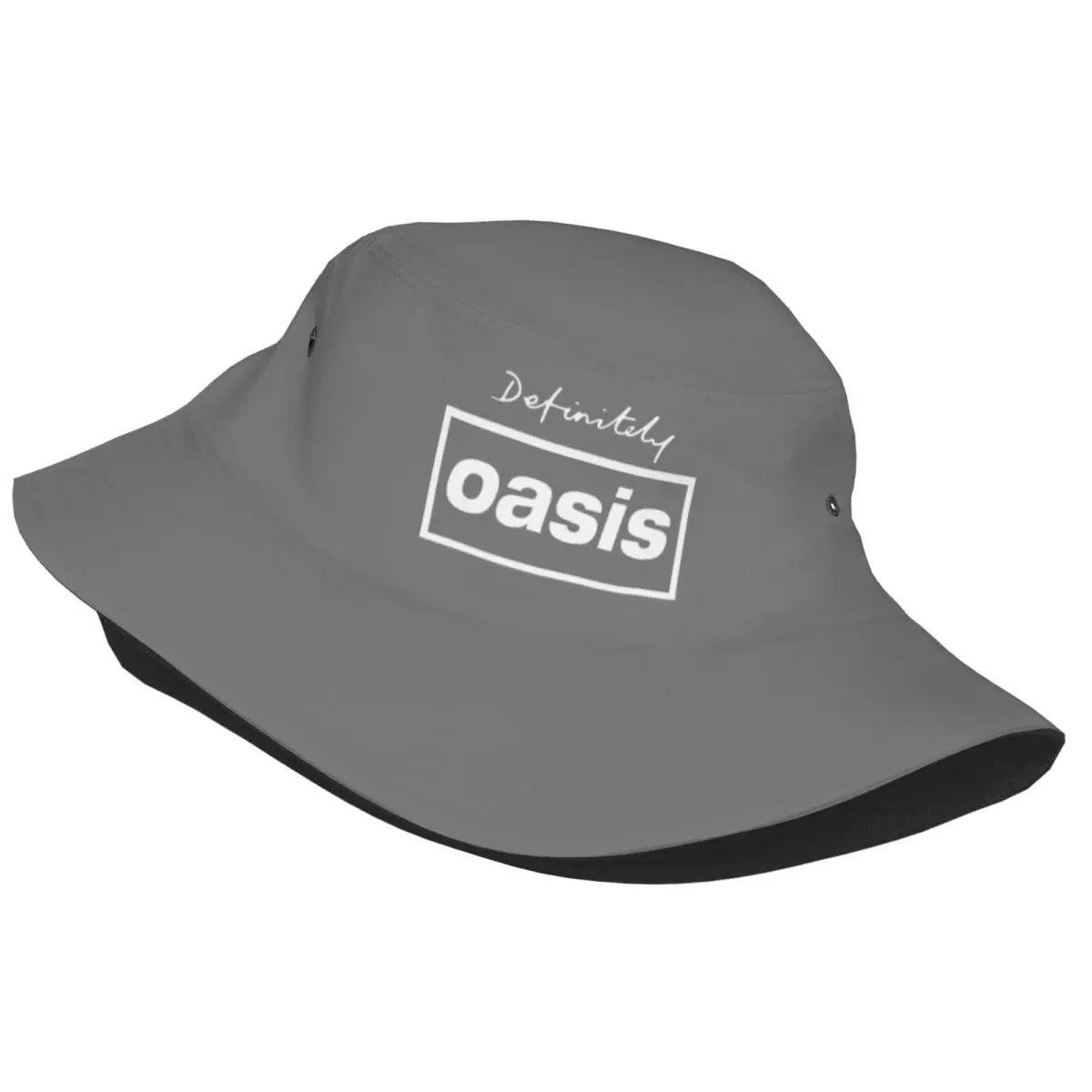 Unisex Bucket Hats Definitely Rock Band Logo Vocation Getaway Headwear Packable Sport Fisherman Cap O-Oasis Bob Hat Dropshipping