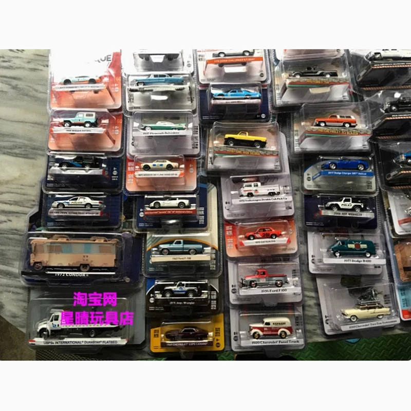 

Greenlight масштаб 1:64, 1971, Nissan Skyline 2000 GT-R/1970 Datson 510, модель автомобиля из сплава, классический подарок